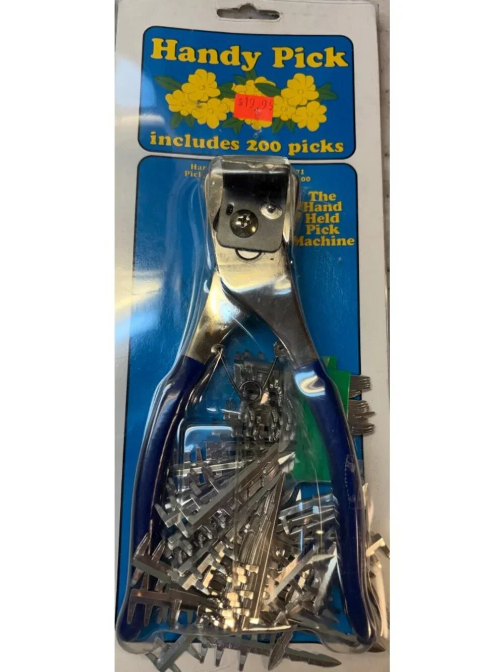 Vintage NEW Handy Pick Hand Machine Floral Arrangement Tool 200 Picks #M71